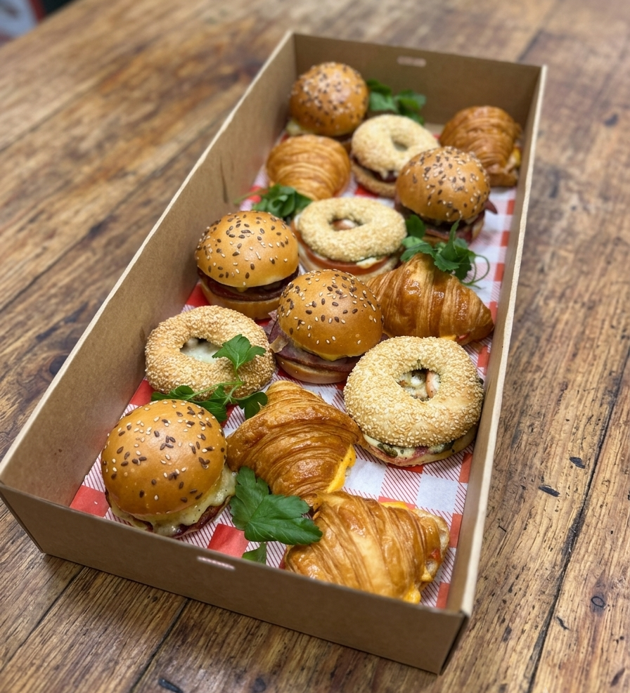 Breakfast Grazing Box Savoury Warm